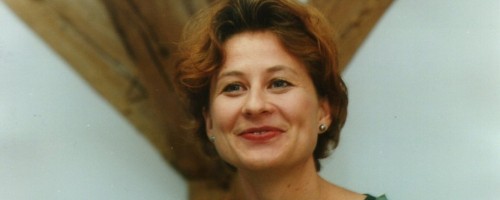 Gisela Dachs bei den 16. Weidener Literaturtagen im Mai 2000.