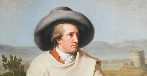 Johann Heinrich Wilhelm Tischbein: Goethe in der römischen Campagna. Rom 1787.
